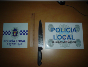 cuchillo policia local espartinas